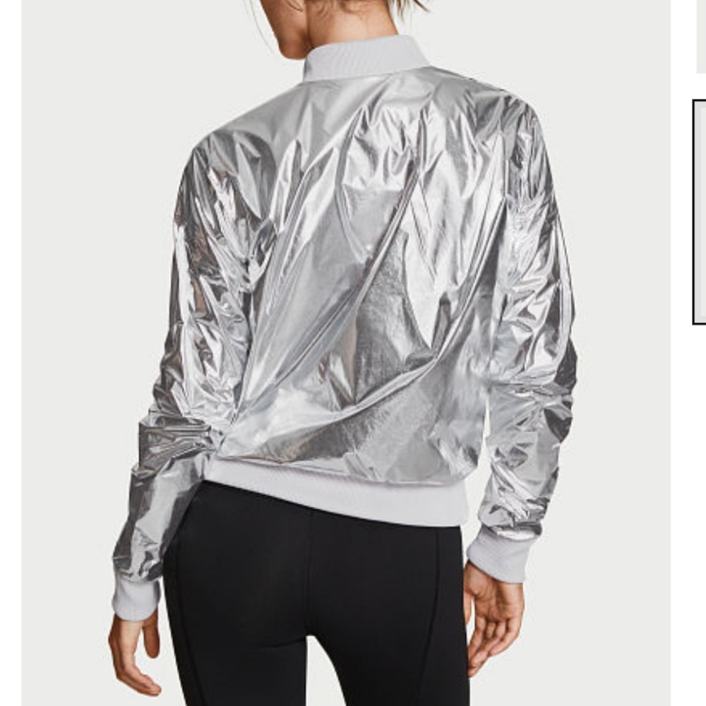 NWT! VICTORIA'S SECRET METALLIC JACKET - Picture 2 of 5